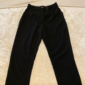 Black High Waisted Casual/Office Pants Slacks